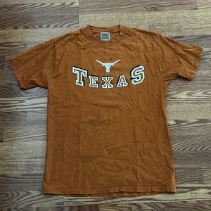 Furst of a Kind (LF college brand). Texas Longhorns tshirt with rips.